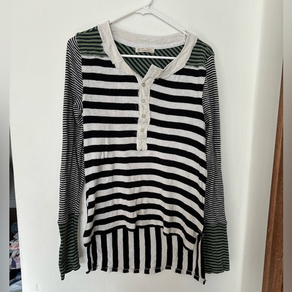 We the free striped thermal